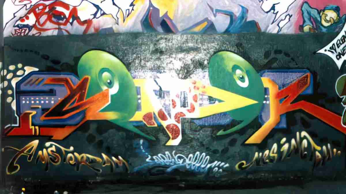 Street Art 3645 3638 GRAFFITI A4 Photo Print