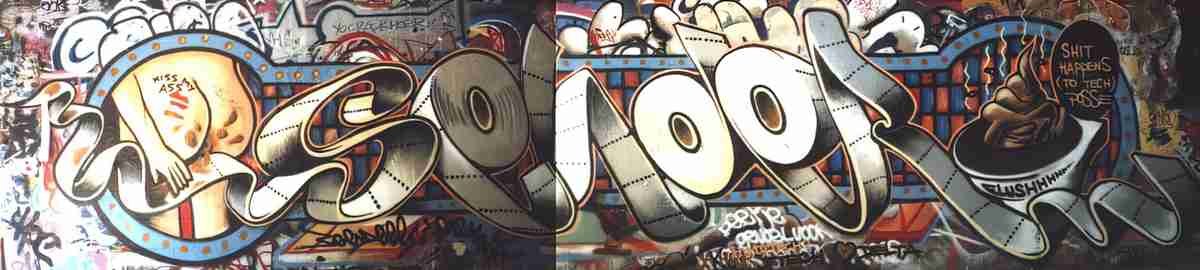 Street Art 3657 3650 GRAFFITI A4 Photo Print