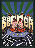 Street Art 3663 3656 GRAFFITI A4 Photo Print