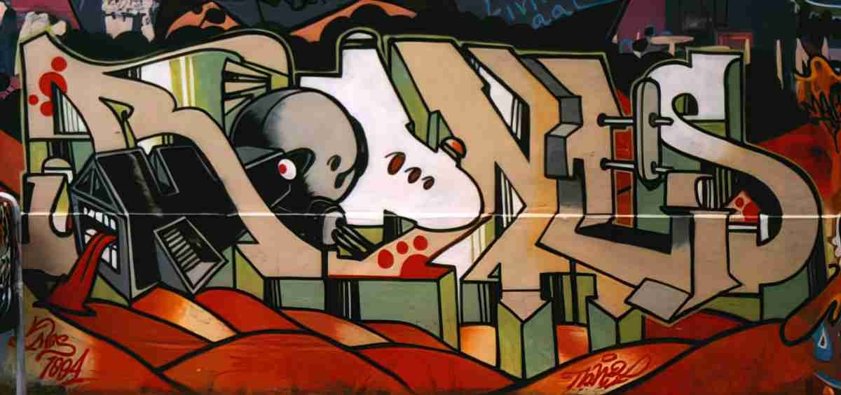 Street Art 3672 3665 GRAFFITI A4 Photo Print
