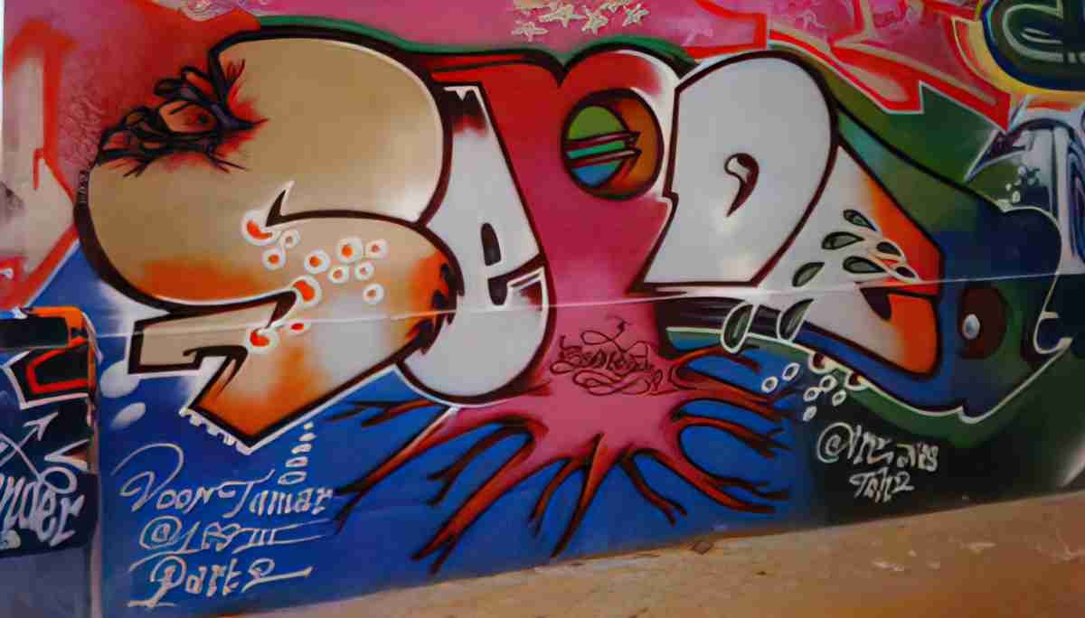 Street Art 3693 3686 GRAFFITI A4 Photo Print