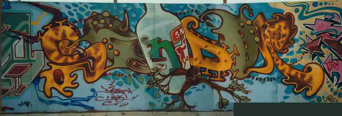 Street Art 3694 3687 GRAFFITI A4 Photo Print