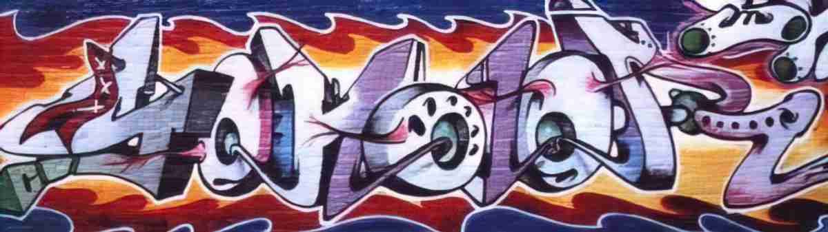 Street Art 3707 3700 GRAFFITI A4 Photo Print
