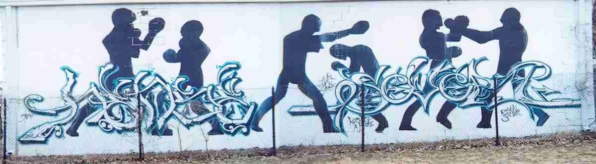 Street Art 3716 3709 GRAFFITI A4 Photo Print