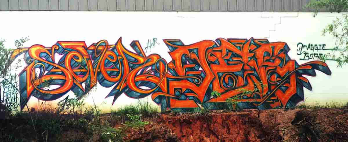 Street Art 3735 3729 GRAFFITI A4 Photo Print