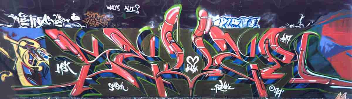 Street Art 3750 3744 GRAFFITI A4 Photo Print