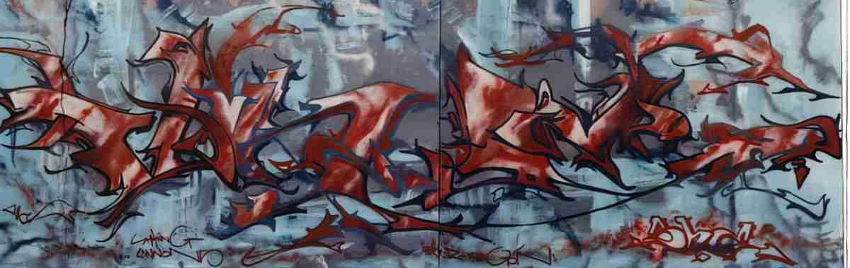 Street Art 3828 3822 GRAFFITI A4 Photo Print
