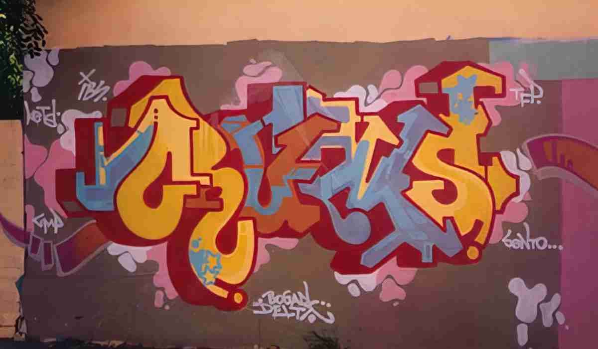 Street Art 3843 3837 GRAFFITI A4 Photo Print