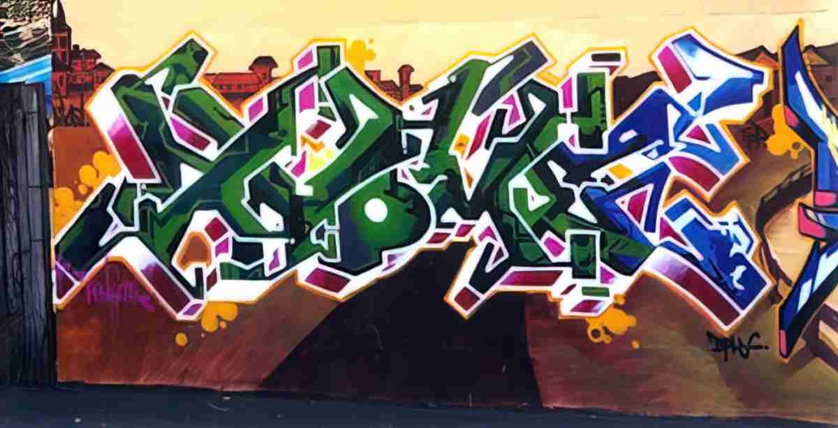 Street Art 3846 3840 GRAFFITI A4 Photo Print