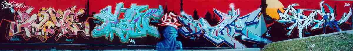 Street Art 3848 3842 GRAFFITI A4 Photo Print