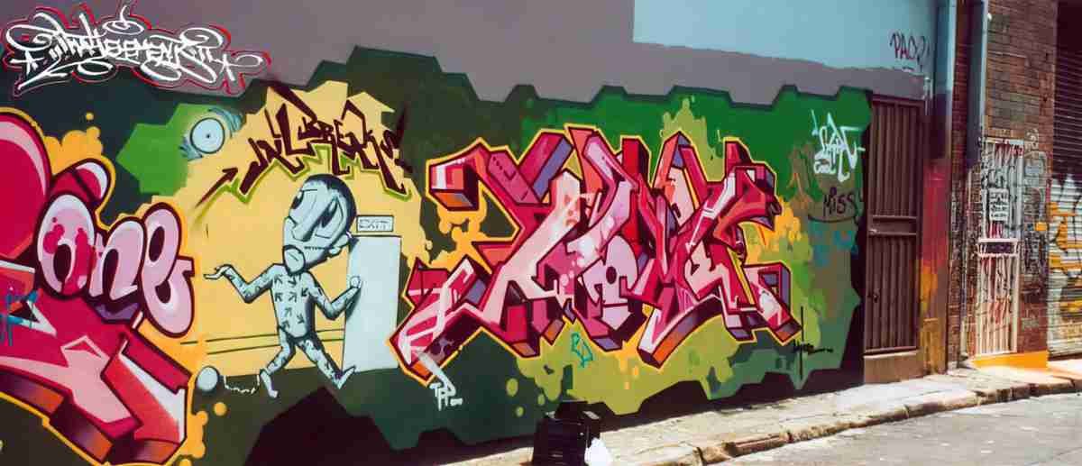 Street Art 3853 3847 GRAFFITI A4 Photo Print
