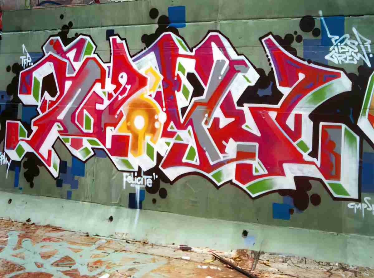 Street Art 3864 3858 GRAFFITI A4 Photo Print