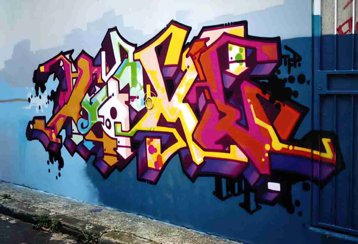 Street Art 3870 3864 GRAFFITI A4 Photo Print