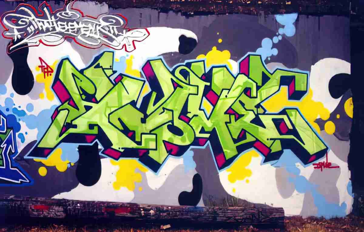 Street Art 3880 3874 GRAFFITI A4 Photo Print