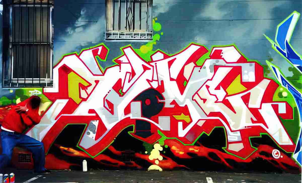 Street Art 3884 3878 GRAFFITI A4 Photo Print
