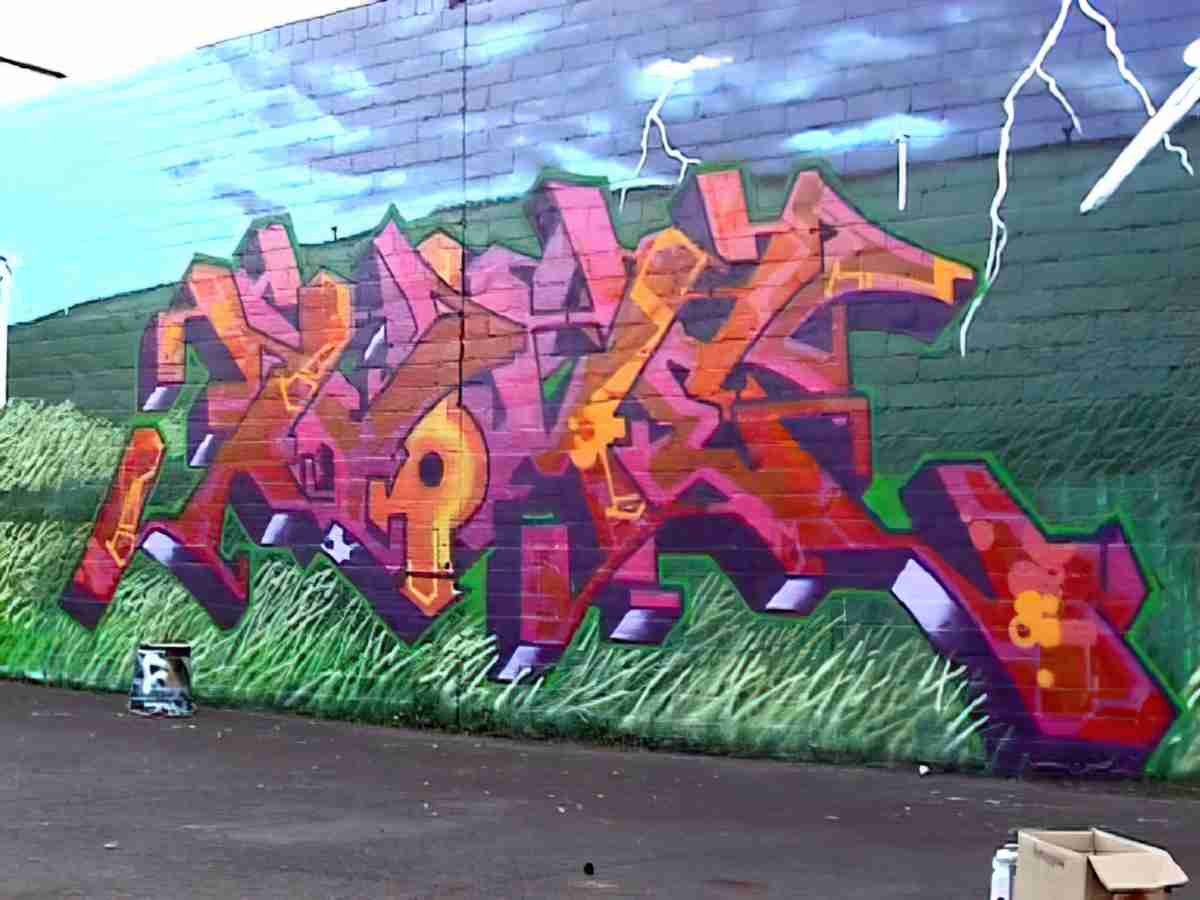 Street Art 3887 3881 GRAFFITI A4 Photo Print