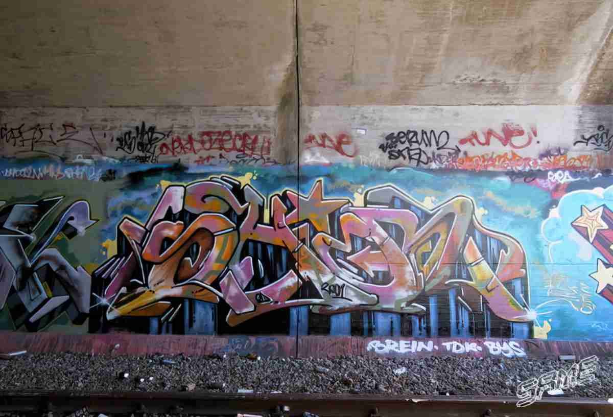 Street Art 3955 3950 GRAFFITI A4 Photo Print
