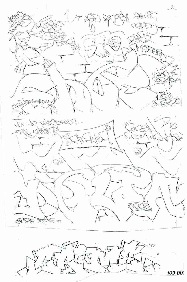 Street Art 3969 3964 GRAFFITI A4 Photo Print
