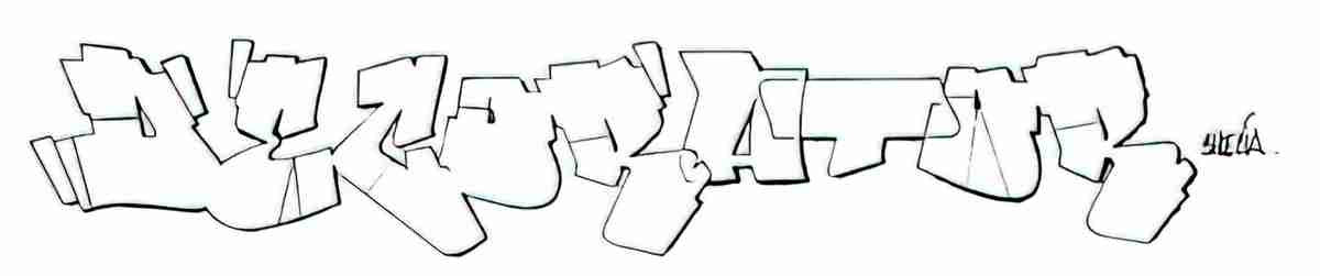 Street Art 3980 3975 GRAFFITI A4 Photo Print