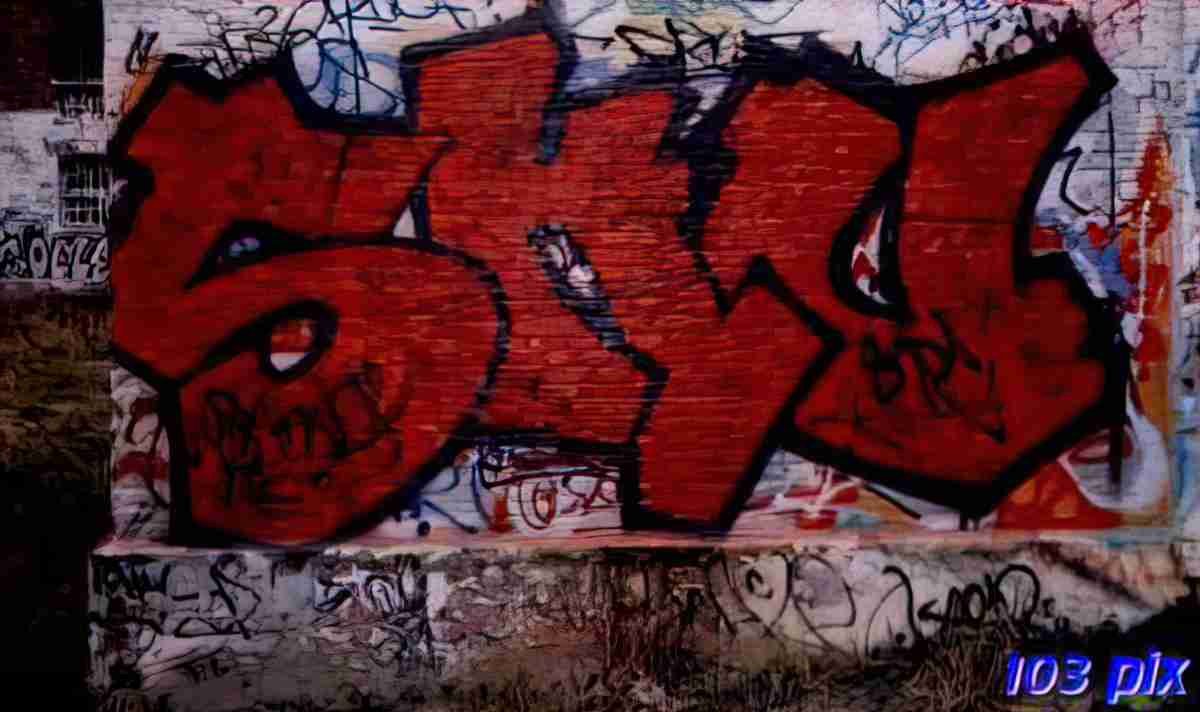 Street Art 3984 3979 GRAFFITI A4 Photo Print