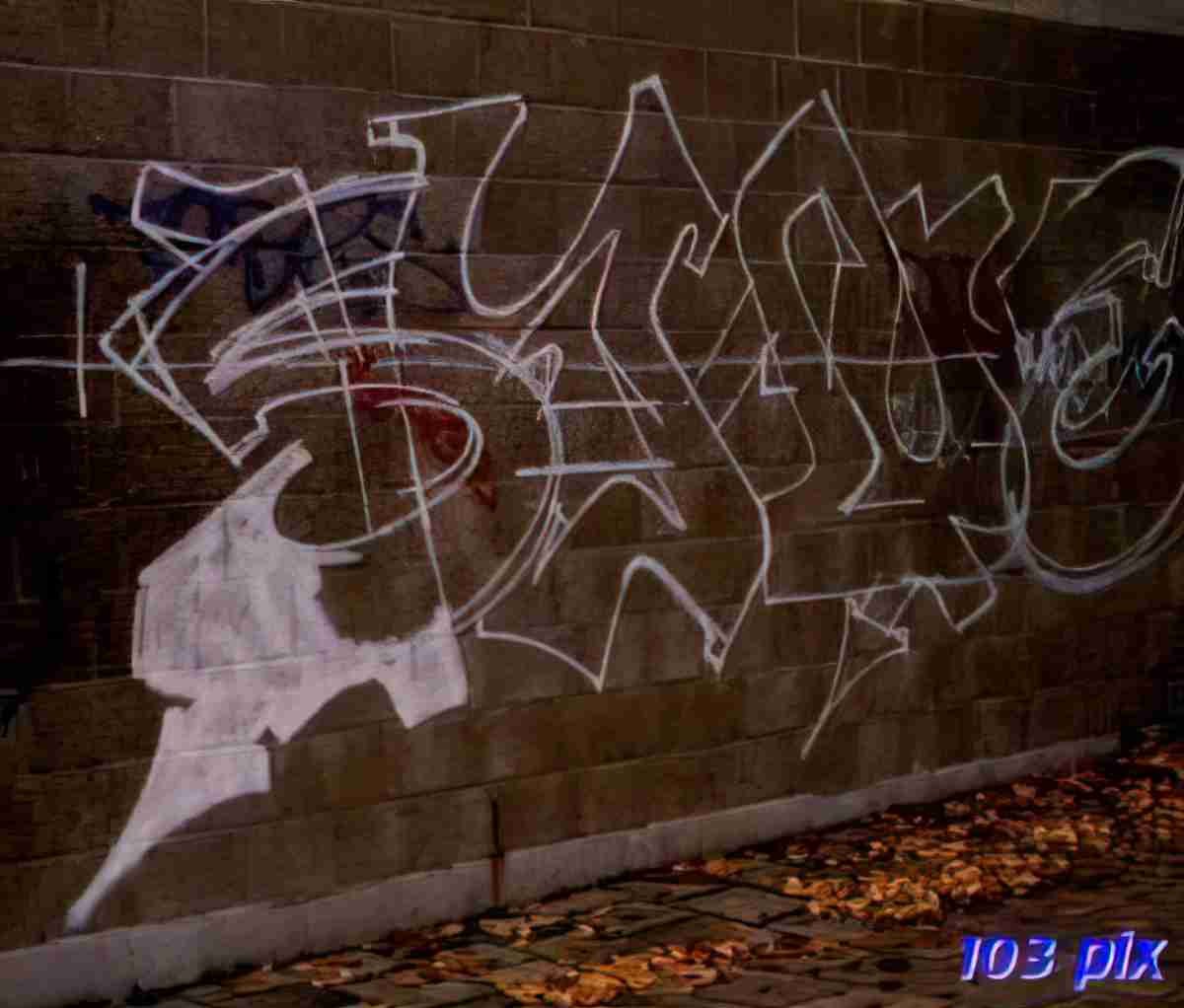 Street Art 3988 3983 GRAFFITI A4 Photo Print