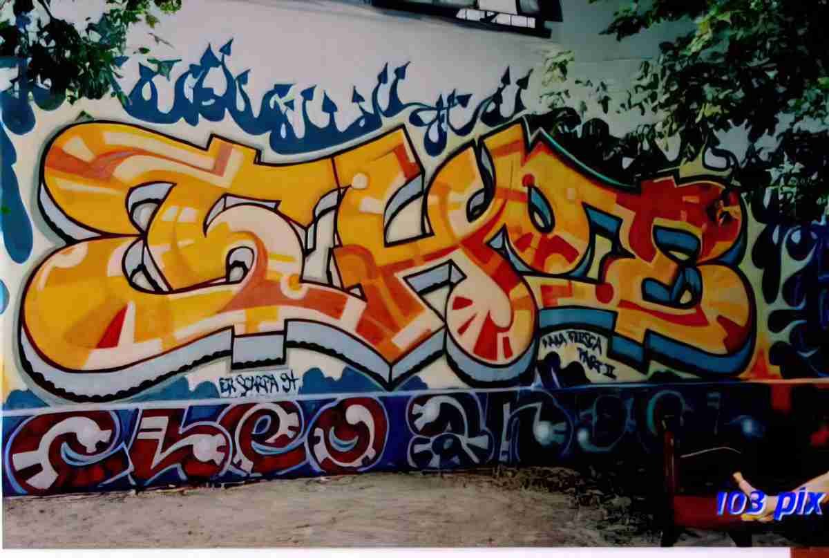 Street Art 3989 3984 GRAFFITI A4 Photo Print