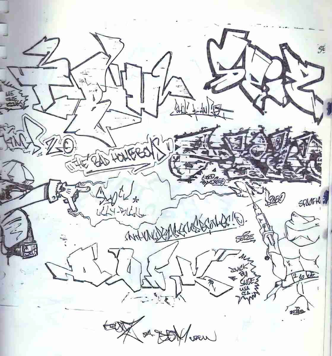 Street Art 4014 4009 GRAFFITI A4 Photo Print