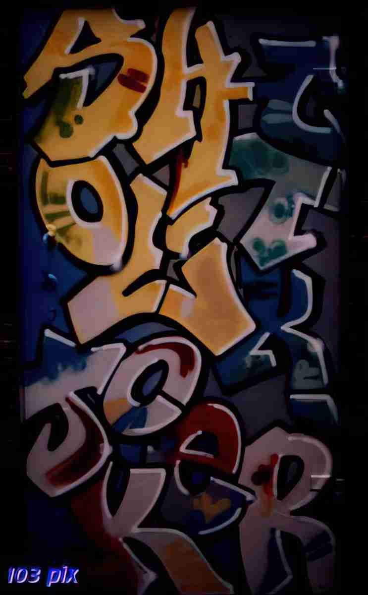 Street Art 4015 4010 GRAFFITI A4 Photo Print