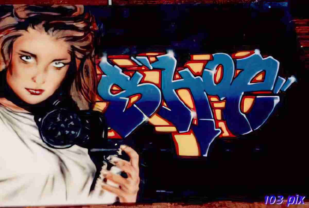 Street Art 4019 4014 GRAFFITI A4 Photo Print