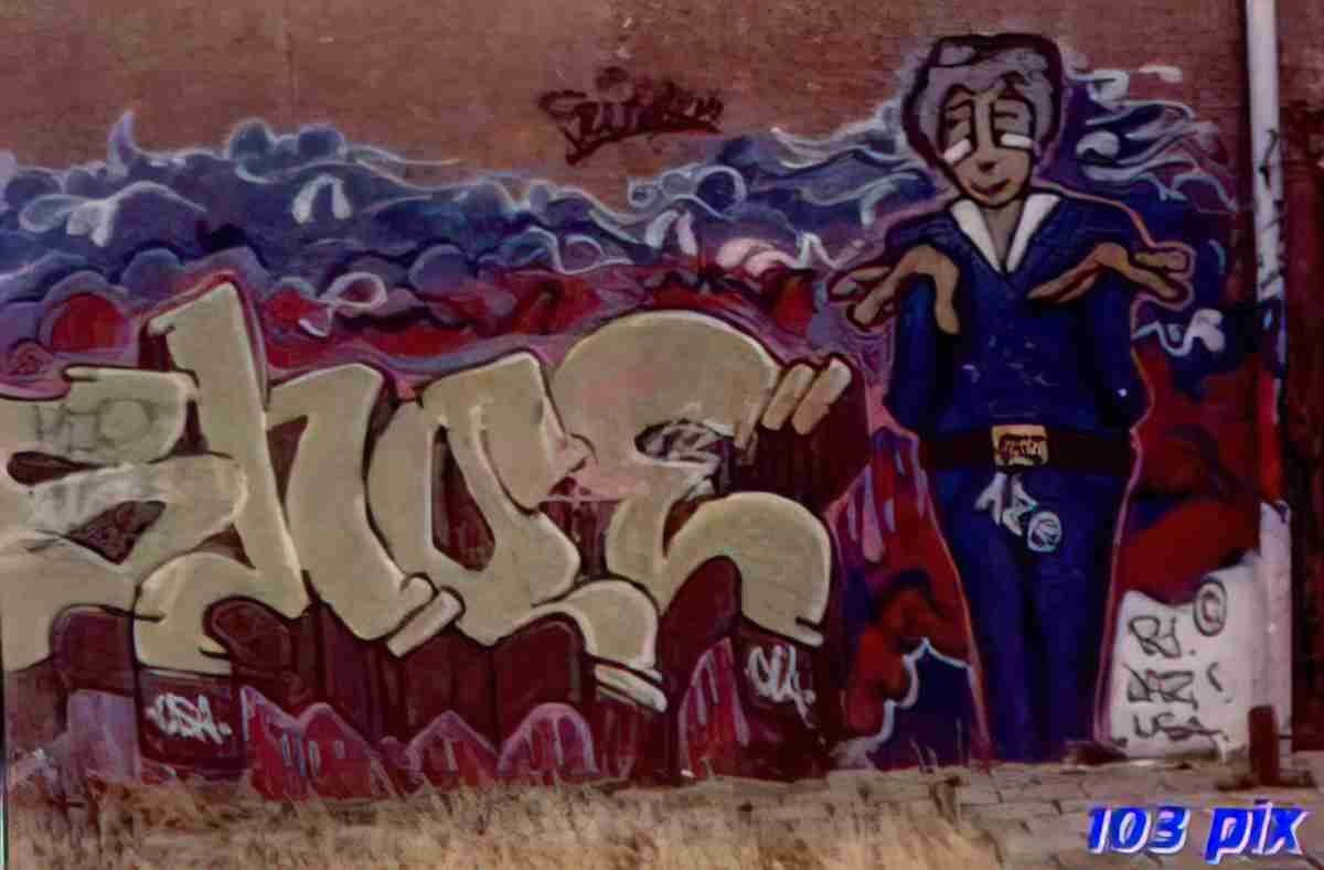 Street Art 4039 4034 GRAFFITI A4 Photo Print