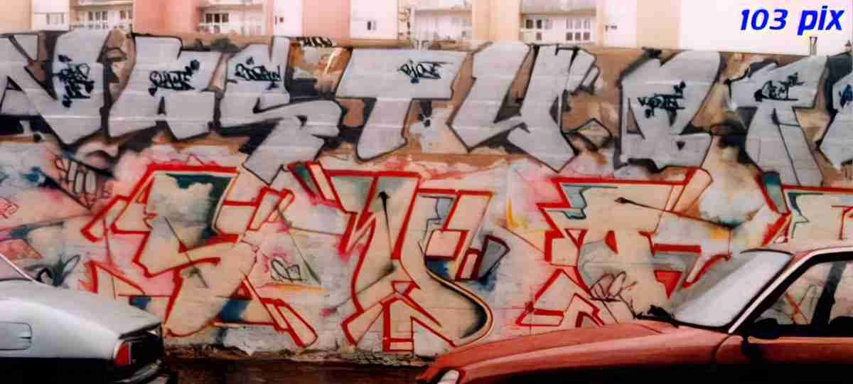 Street Art 4050 4045 GRAFFITI A4 Photo Print