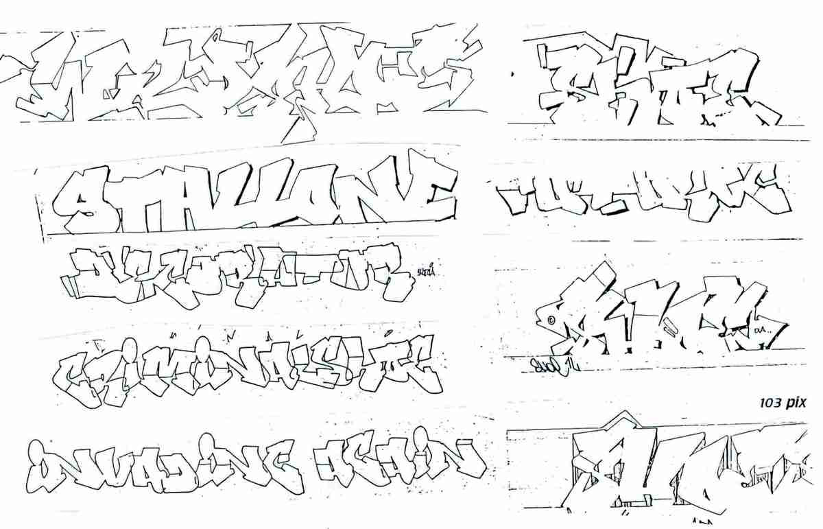 Street Art 4101 4096 GRAFFITI A4 Photo Print