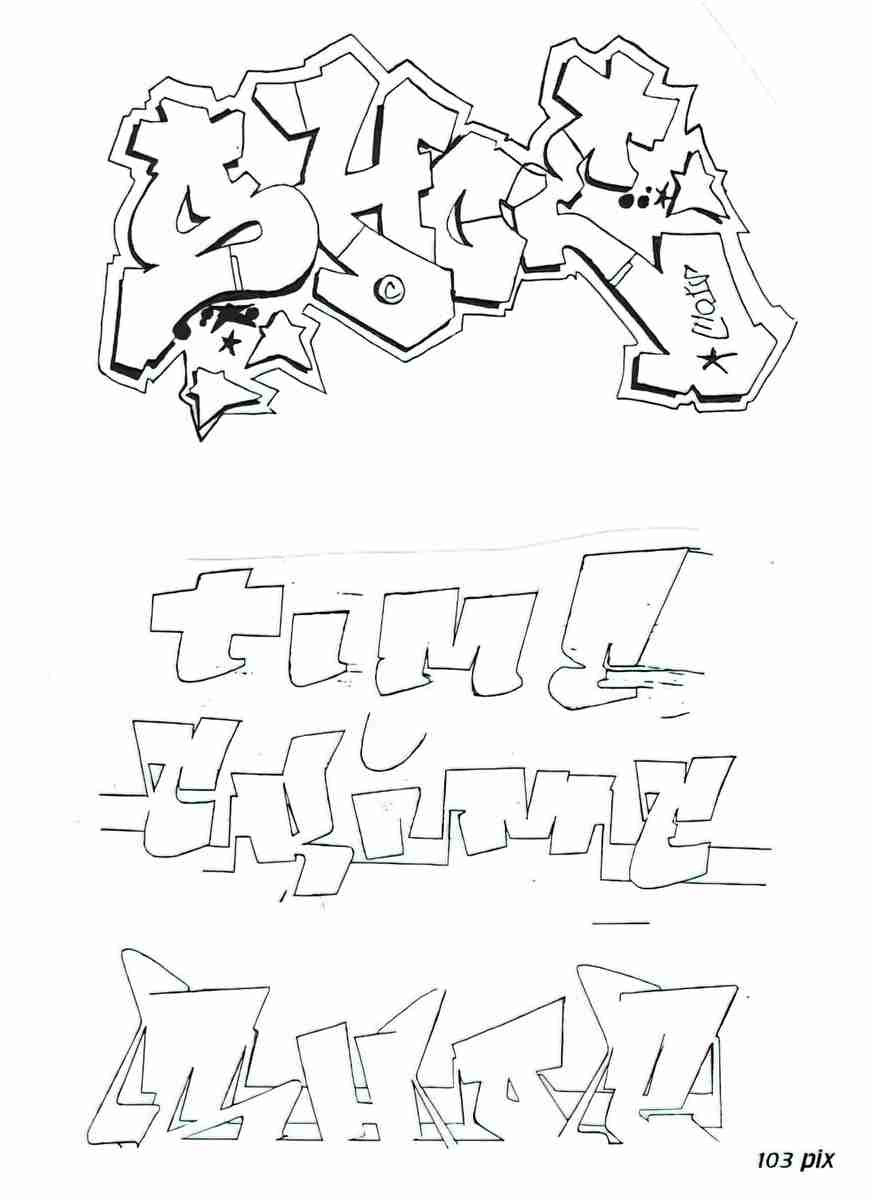 Street Art 4103 4098 GRAFFITI A4 Photo Print