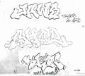 Street Art 4106 4101 GRAFFITI A4 Photo Print