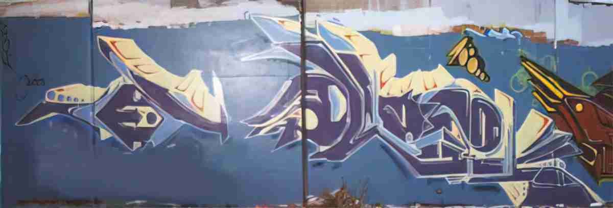 Street Art 4150 4145 GRAFFITI A4 Photo Print