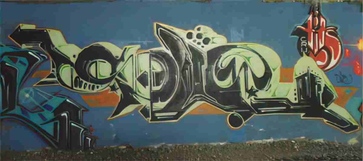 Street Art 4155 4150 GRAFFITI A4 Photo Print
