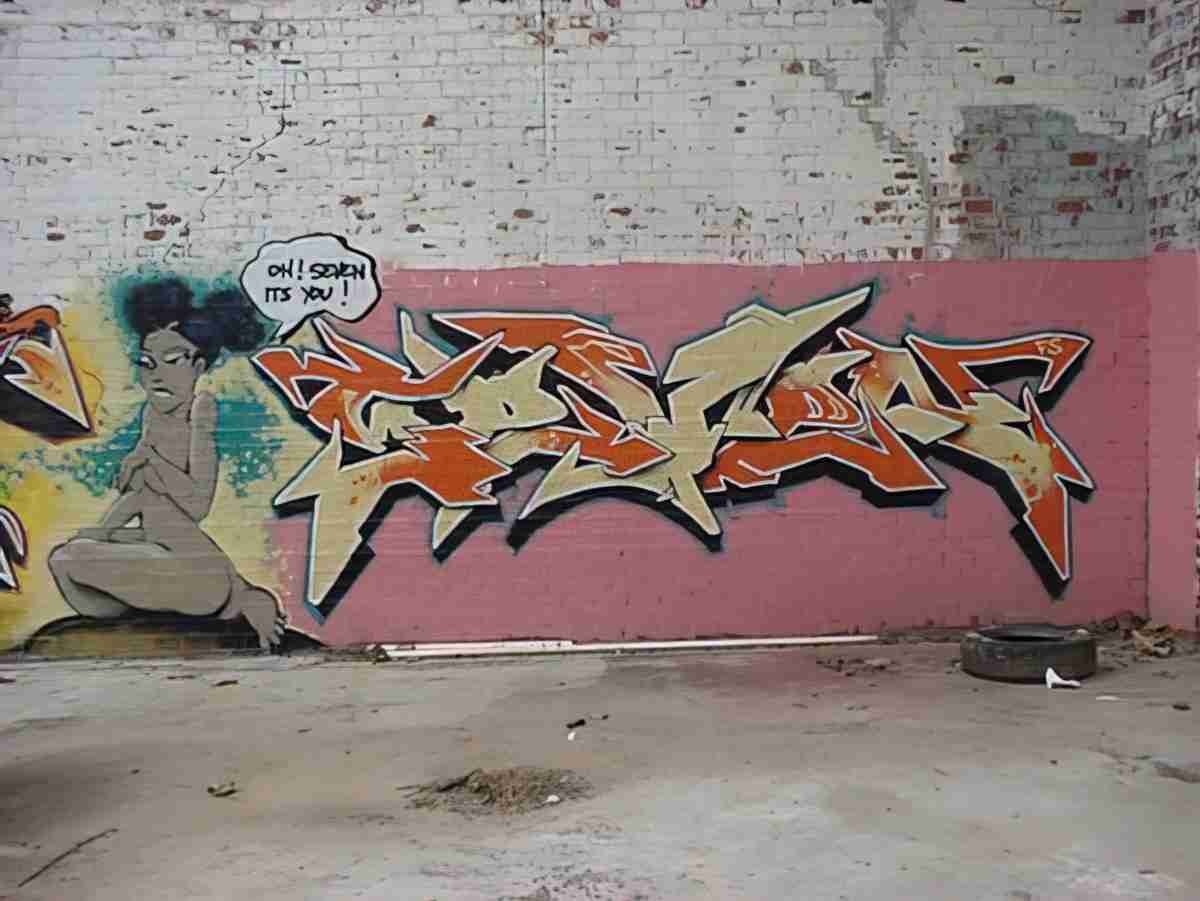 Street Art 4168 4164 GRAFFITI A4 Photo Print