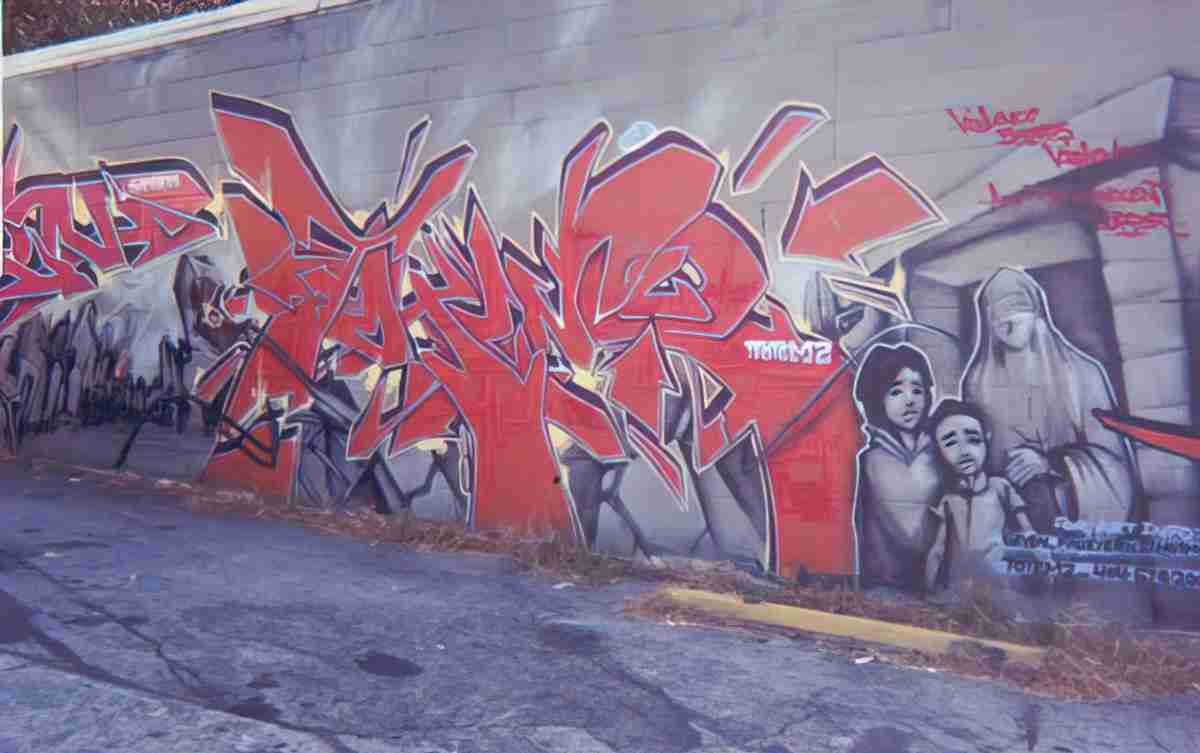 Street Art 4175 4171 GRAFFITI A4 Photo Print