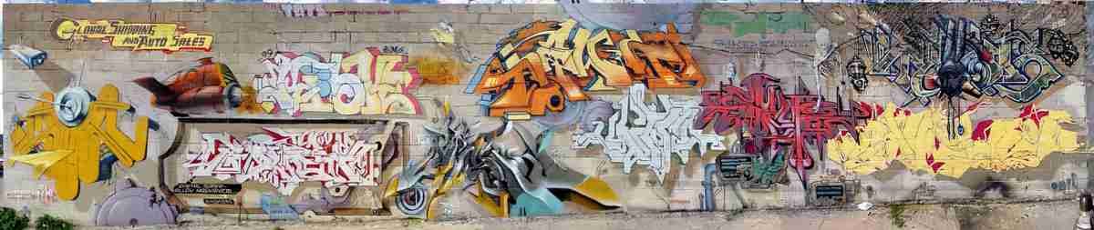 Street Art 4180 4176 GRAFFITI A4 Photo Print