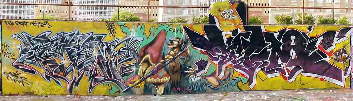 Street Art 4182 4178 GRAFFITI A4 Photo Print