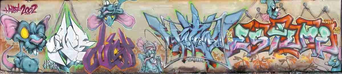 Street Art 4185 4181 GRAFFITI A4 Photo Print