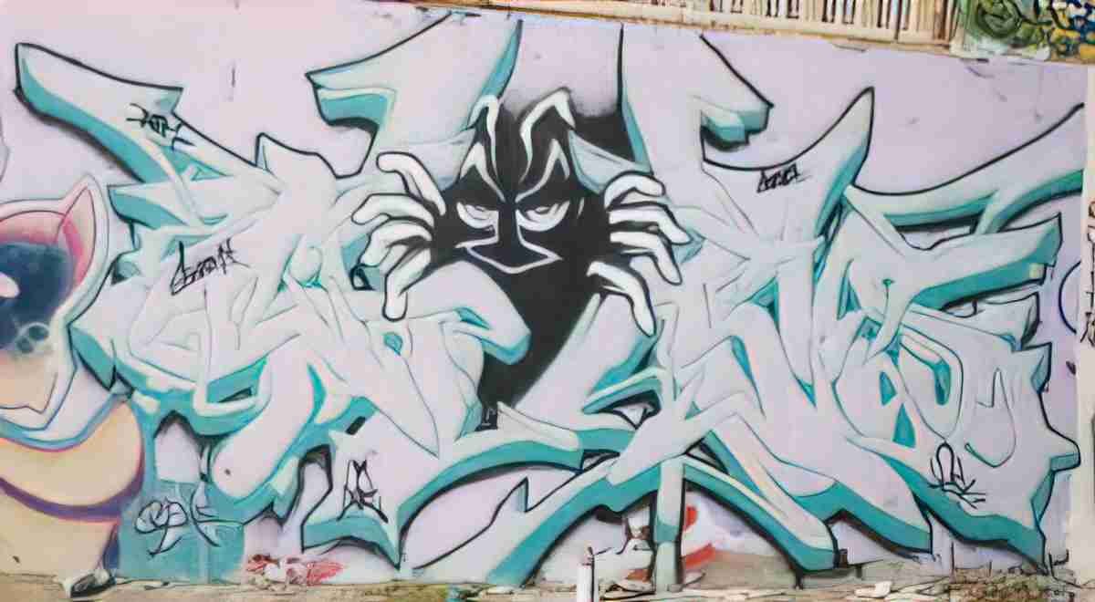 Street Art 4186 4182 GRAFFITI A4 Photo Print