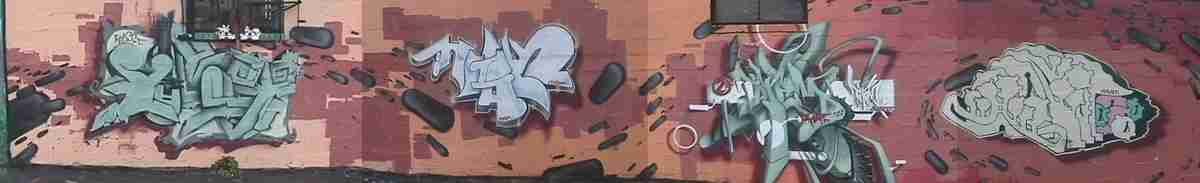 Street Art 4188 4184 GRAFFITI A4 Photo Print