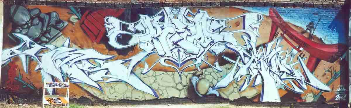 Street Art 4189 4185 GRAFFITI A4 Photo Print