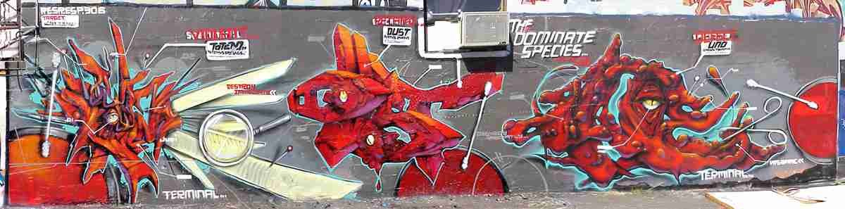Street Art 4191 4187 GRAFFITI A4 Photo Print