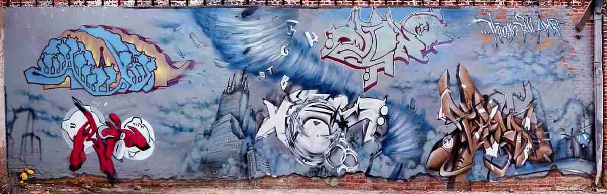 Street Art 4193 4189 GRAFFITI A4 Photo Print