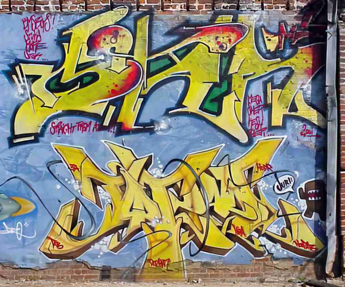 Street Art 4195 4191 GRAFFITI A4 Photo Print