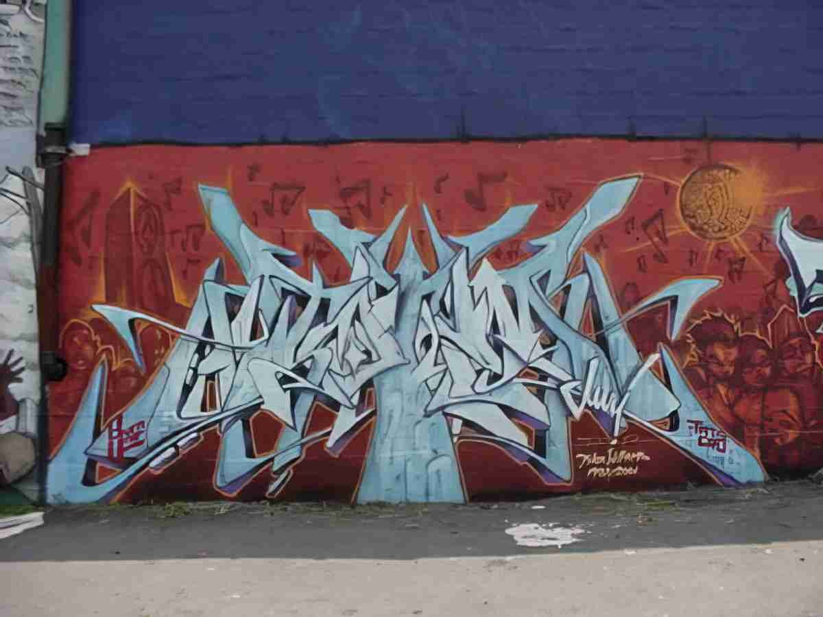 Street Art 4224 4220 GRAFFITI A4 Photo Print