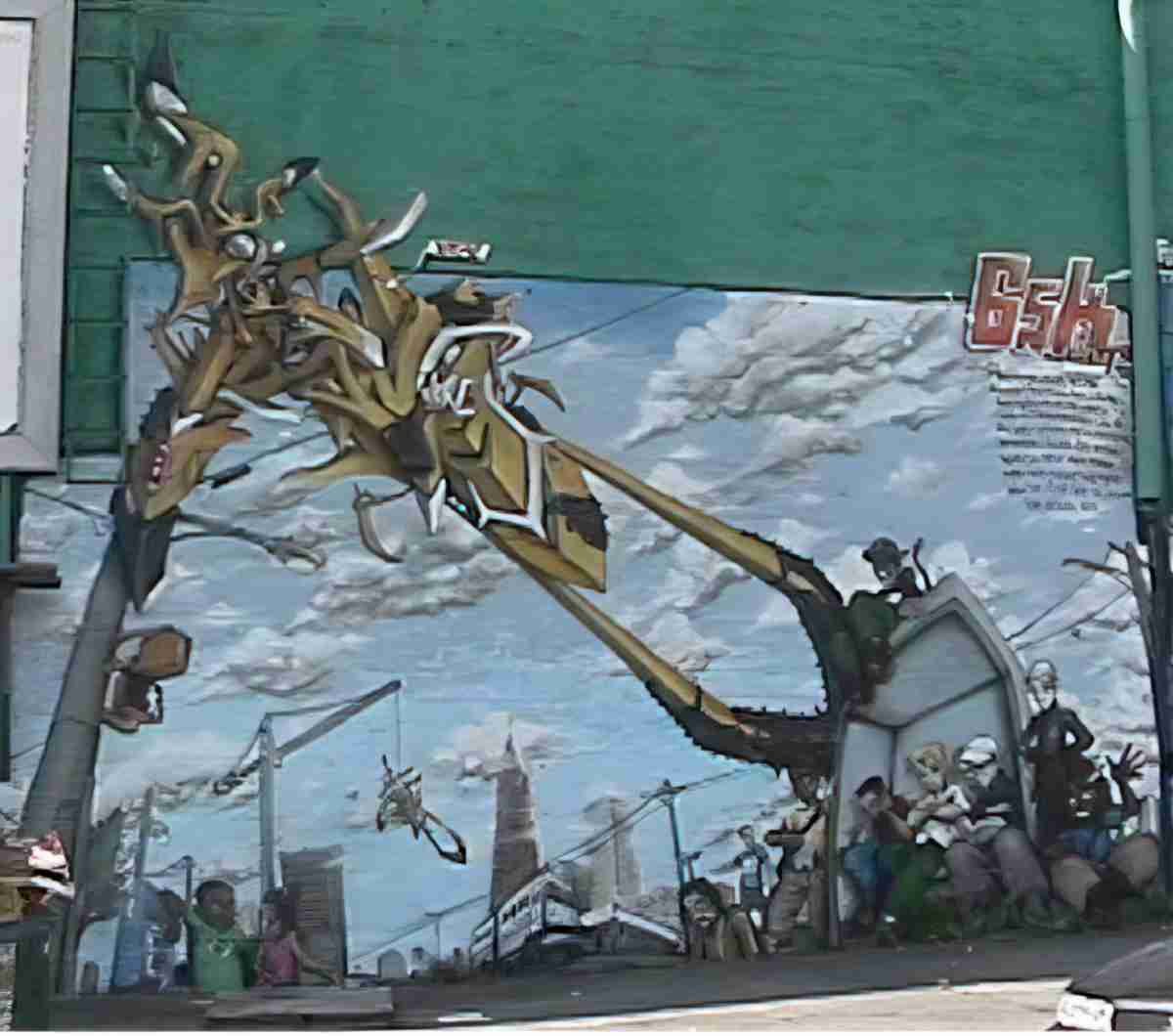 Street Art 4238 4234 GRAFFITI A4 Photo Print