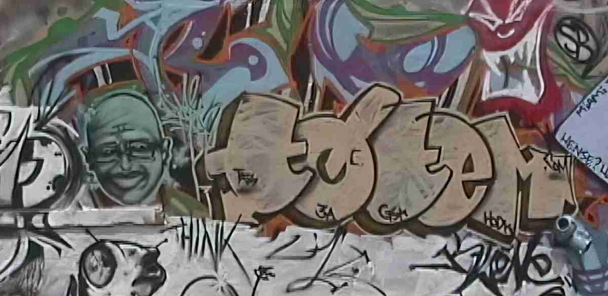 Street Art 4240 4236 GRAFFITI A4 Photo Print